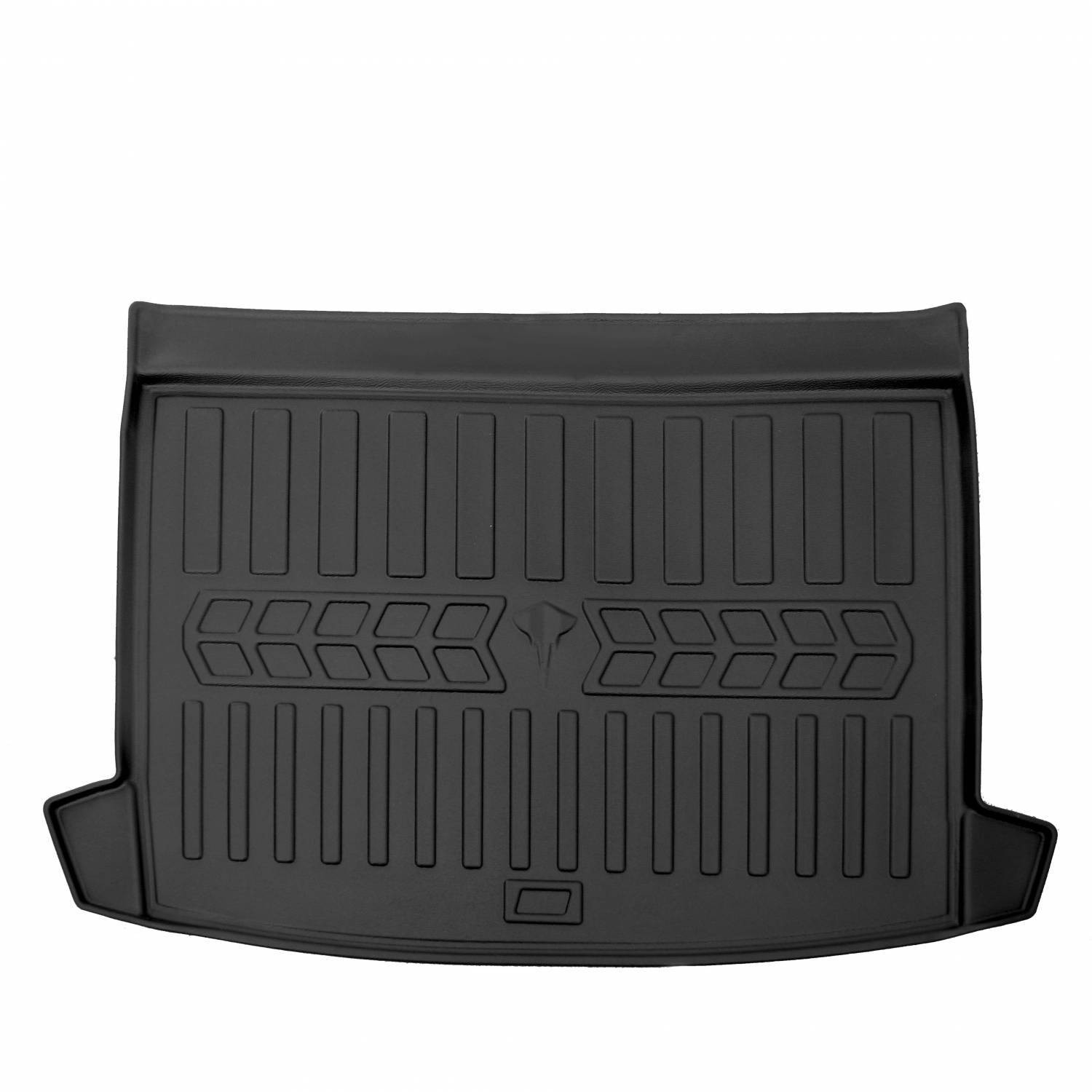  Guminis bagažinės kilimėlis RENAULT Clio IV 2012-2020 (universal/upper trunk) black /6018391 Automobiliniai kilimėliai