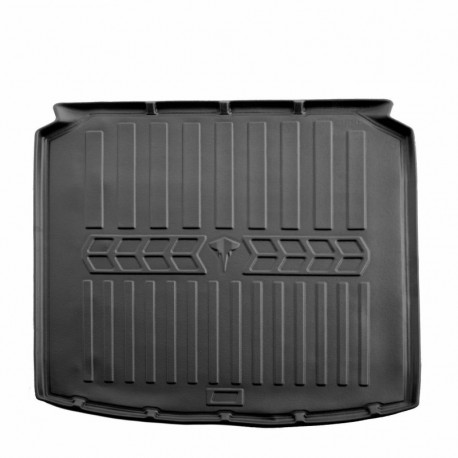  Guminis bagažinės kilimėlis SKODA Fabia I 6Y 1999-2007 (sedan) black /6020231 Automobiliniai kilimėliai