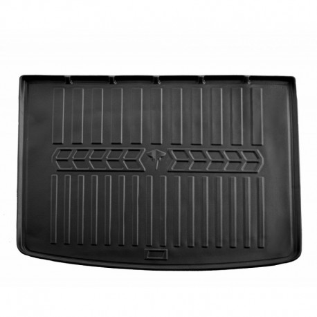  Guminis bagažinės kilimėlis VOLKSWAGEN Touareg I 7L 2002-2010 black /6024291 Automobiliniai kilimėliai