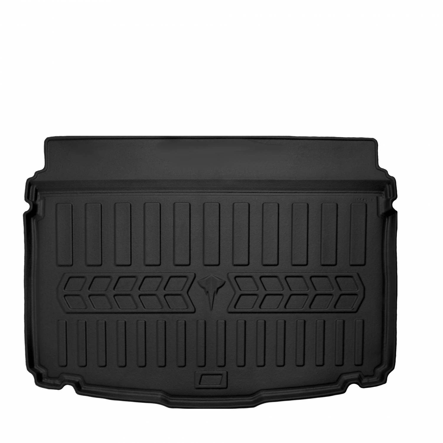  Guminis bagažinės kilimėlis VOLKSWAGEN T-Roc 2017-2025 (lower trunk) black /6024331 Automobiliniai kilimėliai