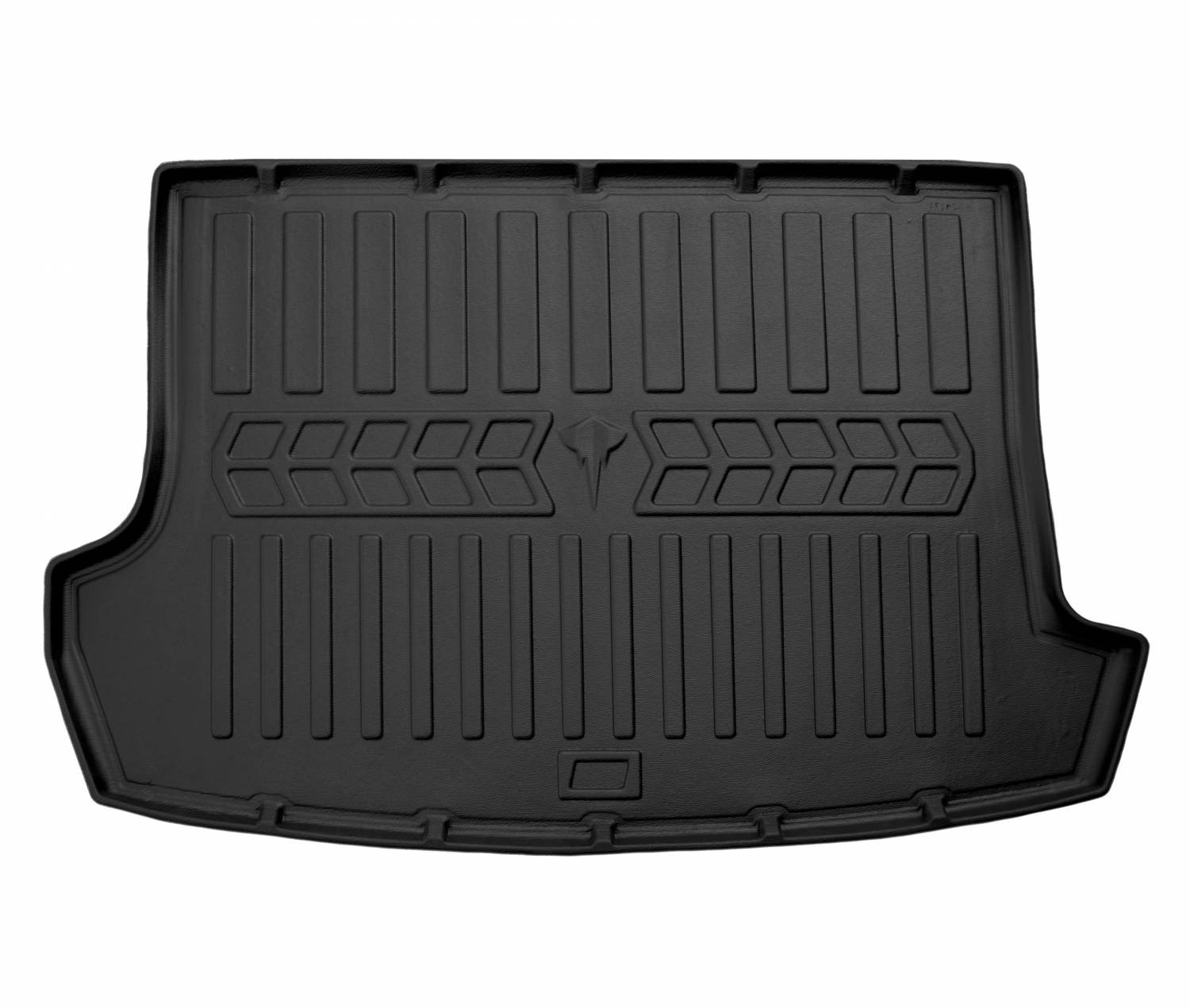  Guminis bagažinės kilimėlis VOLKSWAGEN T-Roc 2017-2025 (upper trunk) black /6024191 Automobiliniai kilimėliai