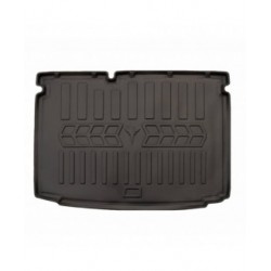 Guminis bagažinės kilimėlis VOLKSWAGEN Polo V 2009-2017 (hatchback/lower trunk) black /6024461