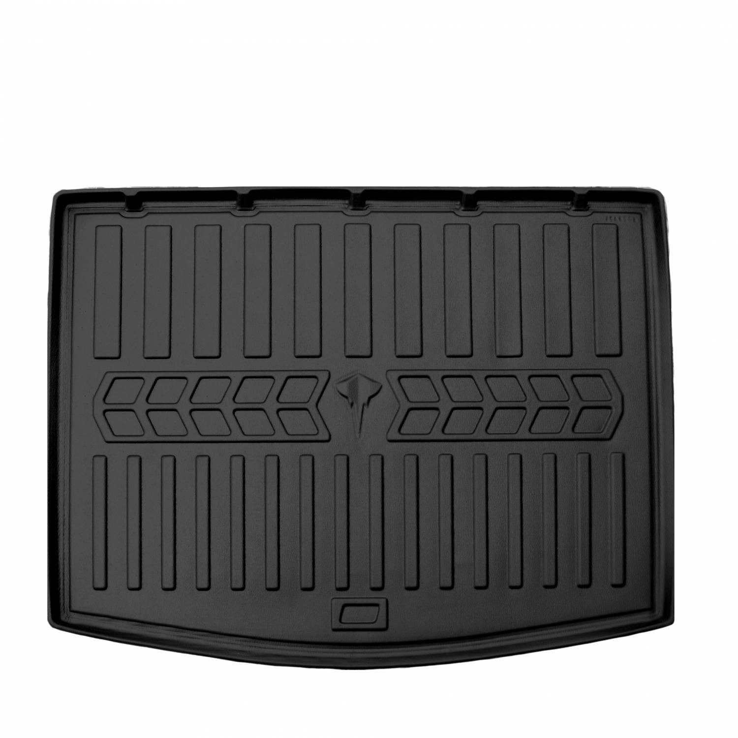  Guminis bagažinės kilimėlis VOLKSWAGEN ID.3 2020- (without niches/upper trunk) black /6024491 Automobiliniai kilimėliai