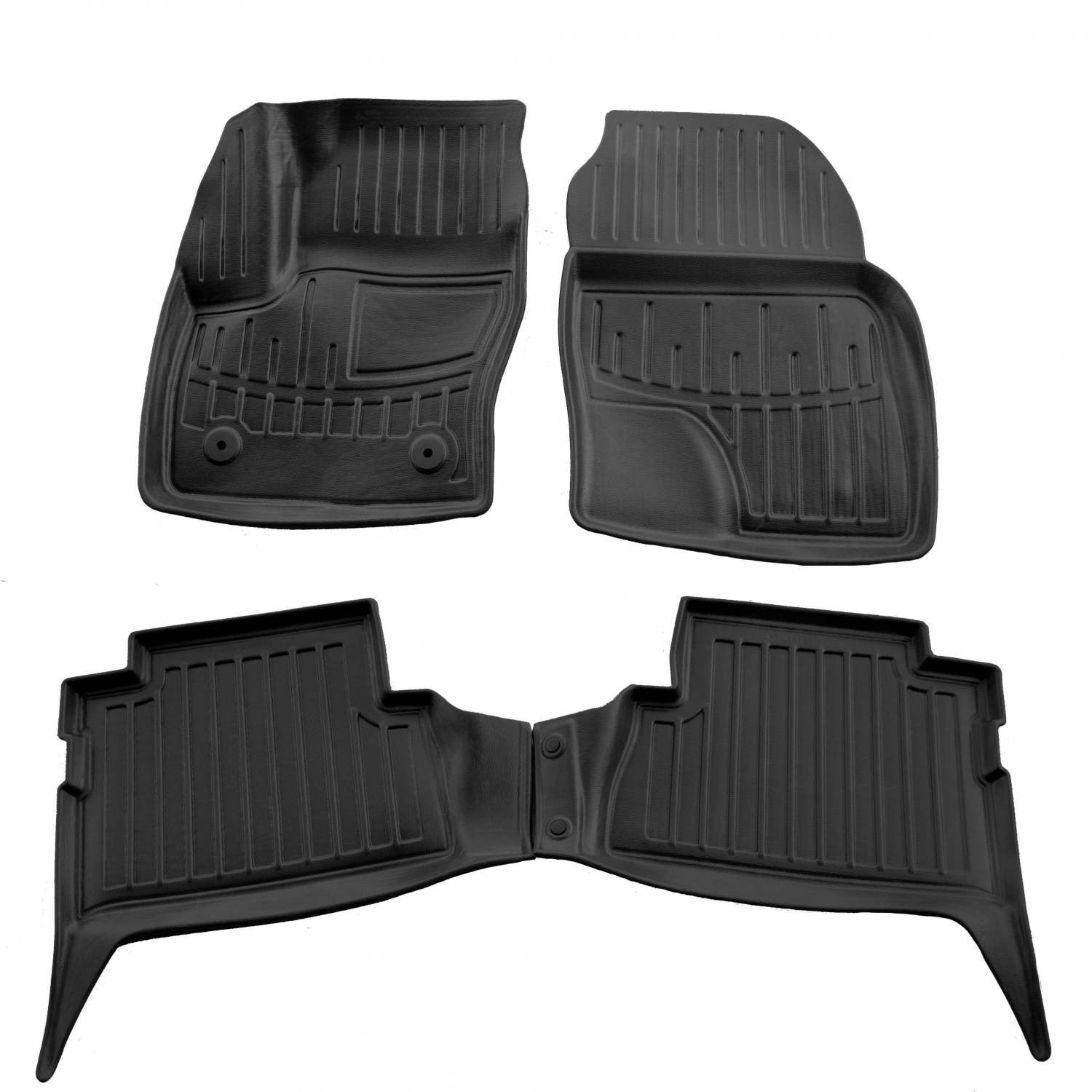  Kilimėliai 3D FORD C-Max 2010-2019, 4 pc. (gasoline version) black /5007284 Automobiliniai kilimėliai