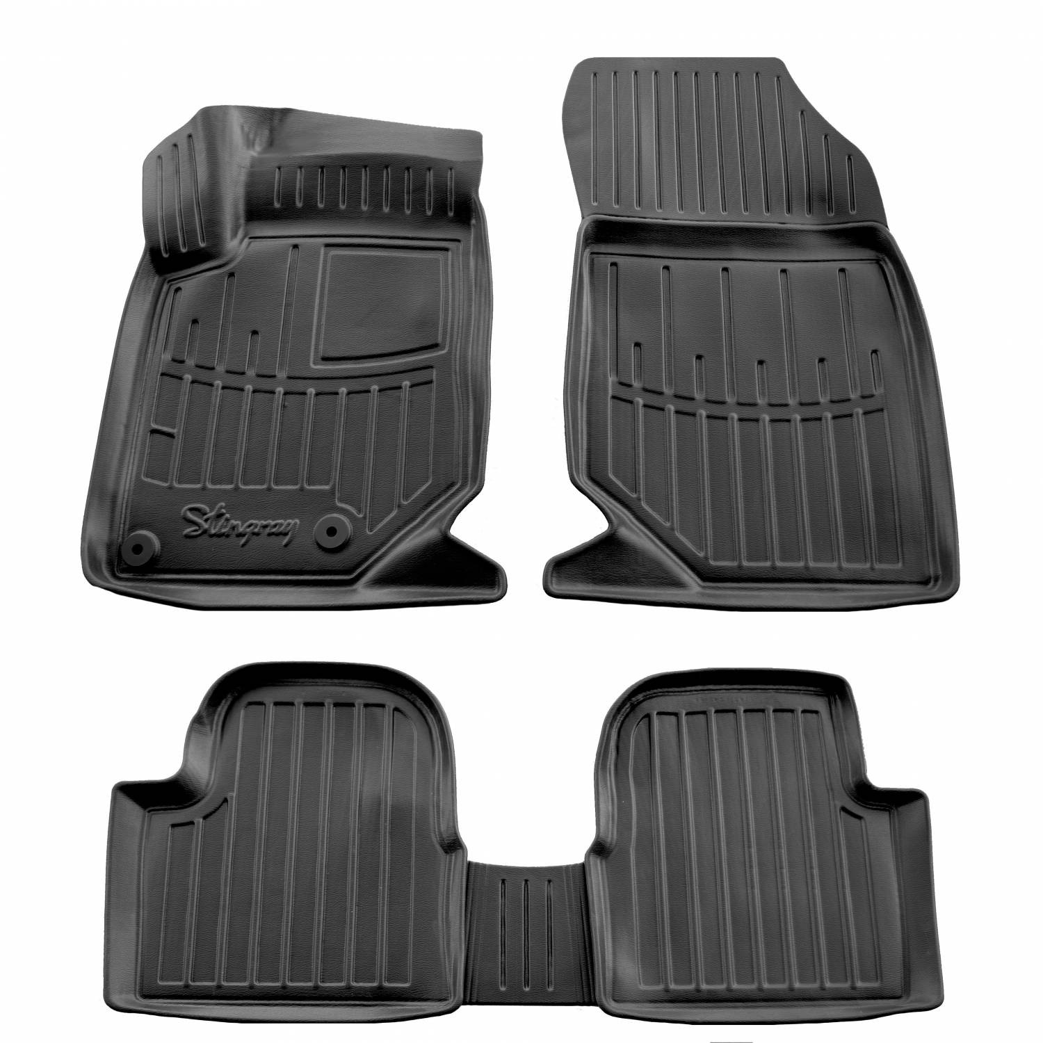 Kilimėliai 3D PEUGEOT 2008 II 2019-, 5 pc. black /5016215 Automobiliniai kilimėliai