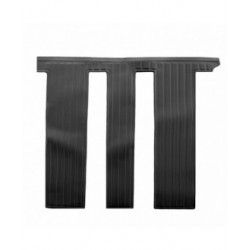 Kilimėliai 3D VOLKSWAGEN T5 1plus1 2003-2015, 1 pc. (MULTIVAN 2+3 row) black /502422207