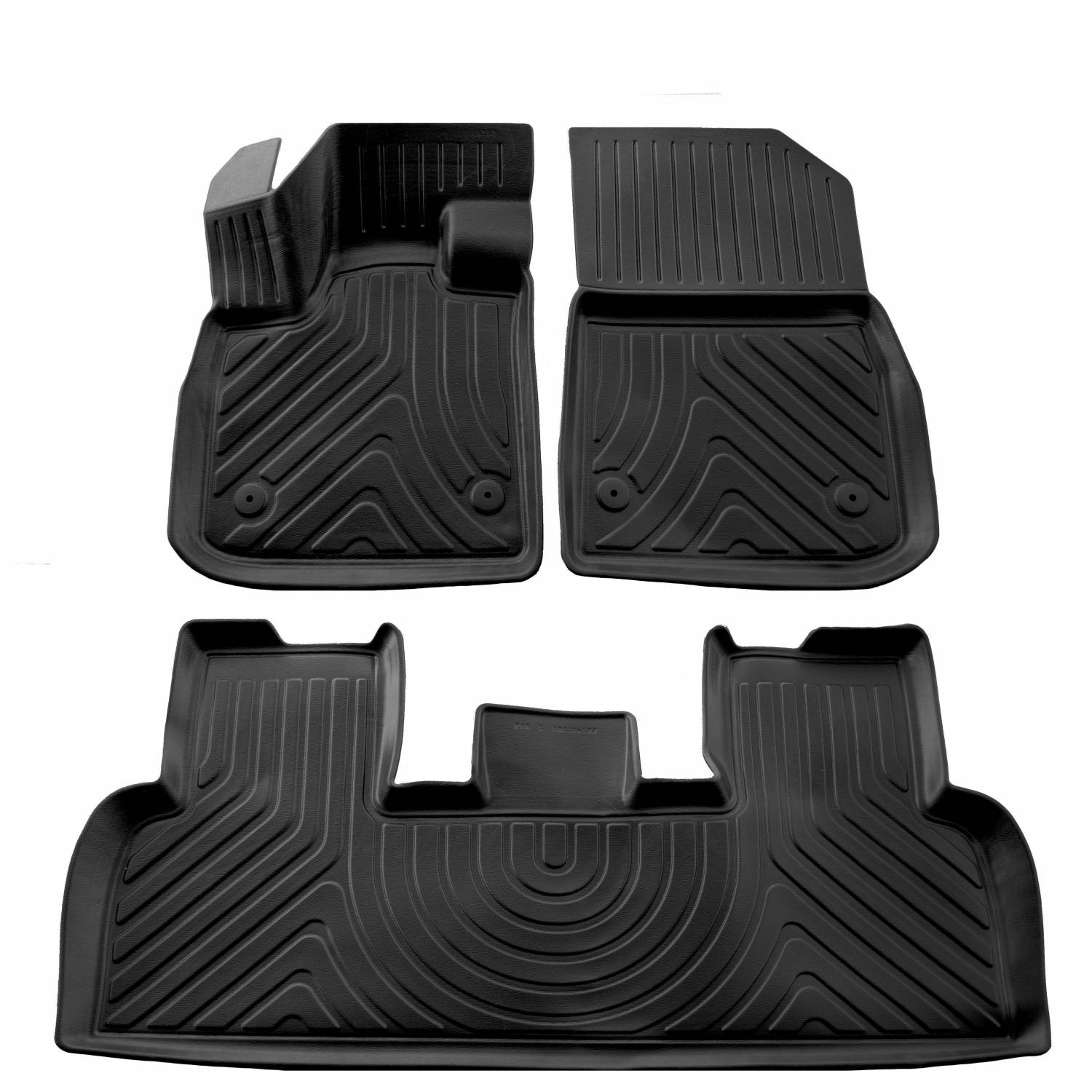  Kilimėliai 3D FISKER Ocean 2022-, 3 pc. black /5076013 Automobiliniai kilimėliai