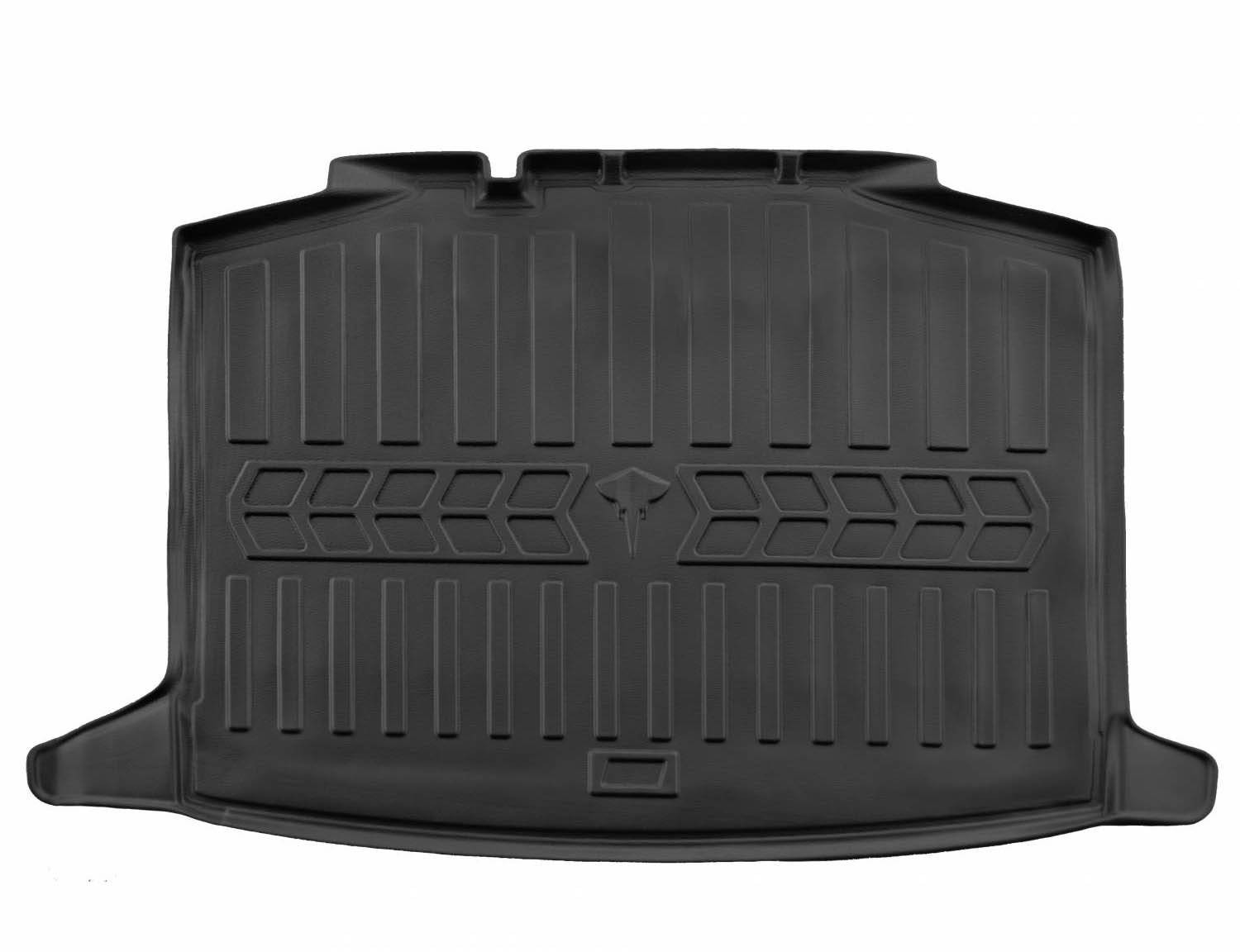  Guminis bagažinės kilimėlis SEAT Toledo IV 2012-2019 (liftback/lower trunk) black /6020321 Automobiliniai kilimėliai