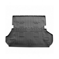 Guminis bagažinės kilimėlis TOYOTA Land Cruiser 100 1998-2007 (5 of 7 seats used) black /6022461