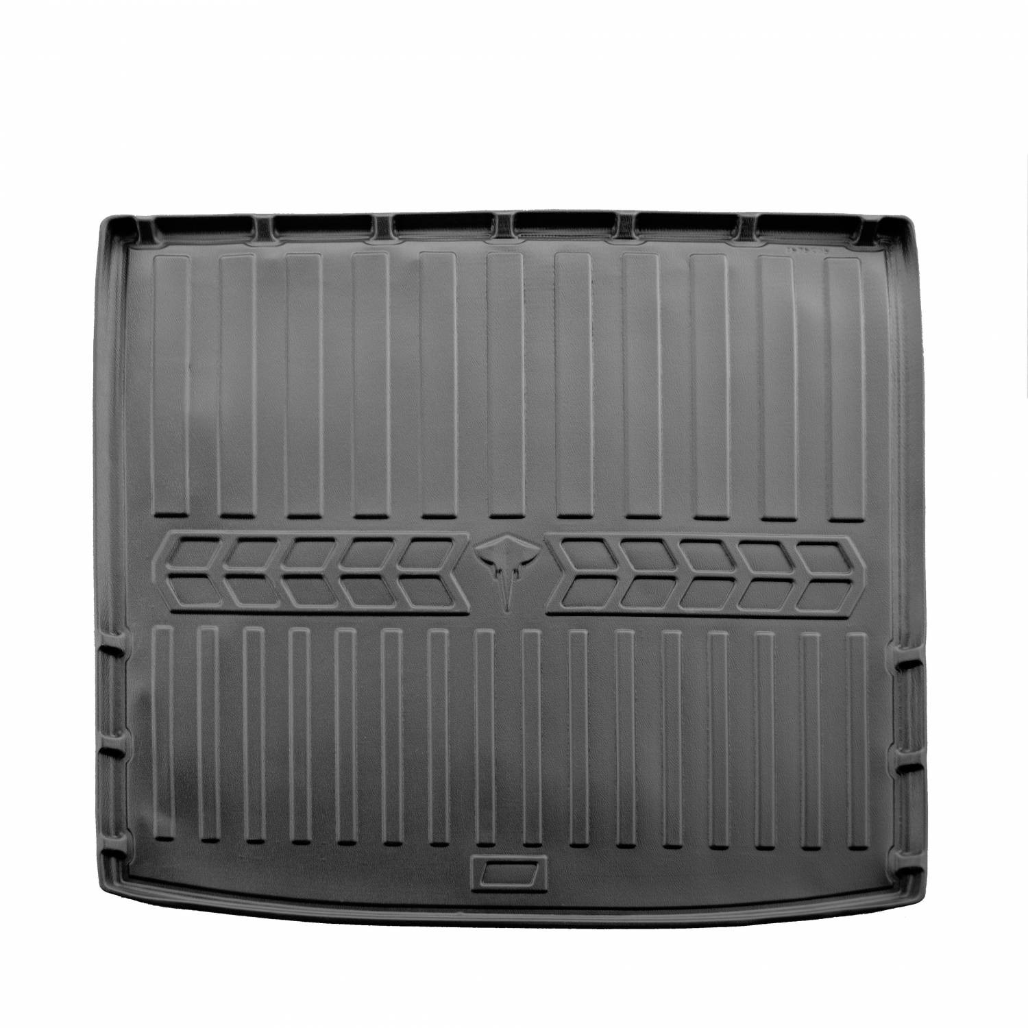  Guminis bagažinės kilimėlis VOLKSWAGEN Golf VIII 2020- (universal/upper trunk) black /6024561 Automobiliniai kilimėliai