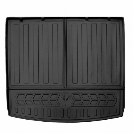  Guminis bagažinės kilimėlis VOLKSWAGEN Tiguan II Allspace 2016- (5 of 7 seats used/EUROPE) black /6024531 Automobiliniai kilimėliai