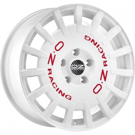 OZ Racing RALLY RACING VAN RACE WHITE RED LETTERING Ratlankiai