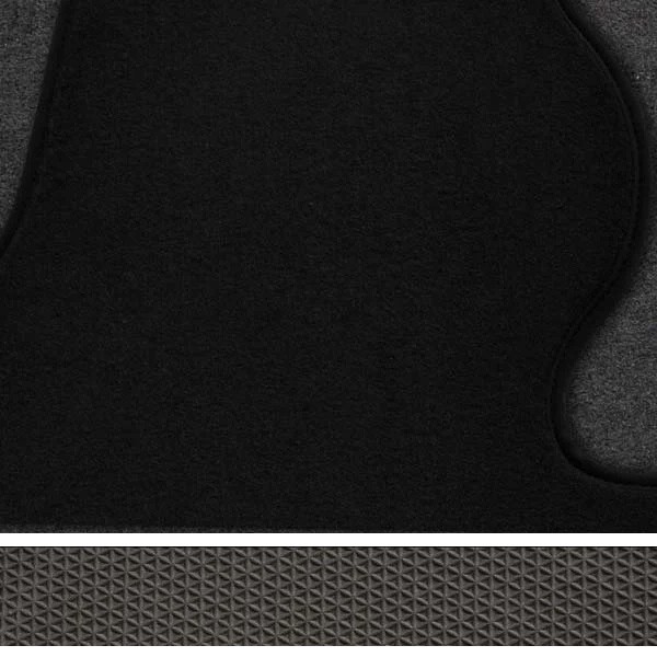  Kilimėliai ARS Mazda MX-3 /1991-1998 | Luxury juoda /apsiūta juostele Automobiliniai kilimėliai