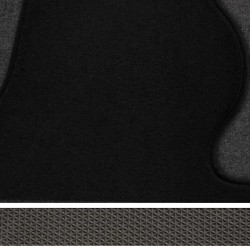 Kilimėliai ARS Mitsubishi 3000GT /1990-2001 | Luxury juoda /apsiūta juostele