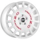 Rally Racing Race White Red Lettering