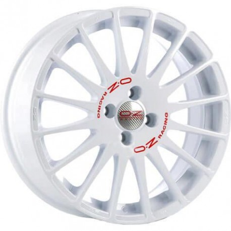 OZ Racing SUPERTURISMO WRC RACE WHITE RED LETTERING Ratlankiai