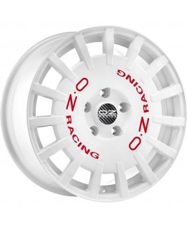 Rally Racing Race White Red Lettering