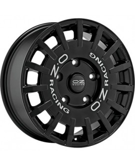 RALLY RACING GLOSS BLACK SILVER LETTERING