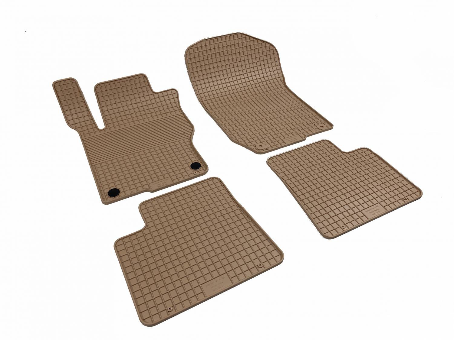  Kilimėliai MB W166 GLE-Class 2015-2019 4pcs. beige/ 214755B Automobiliniai kilimėliai