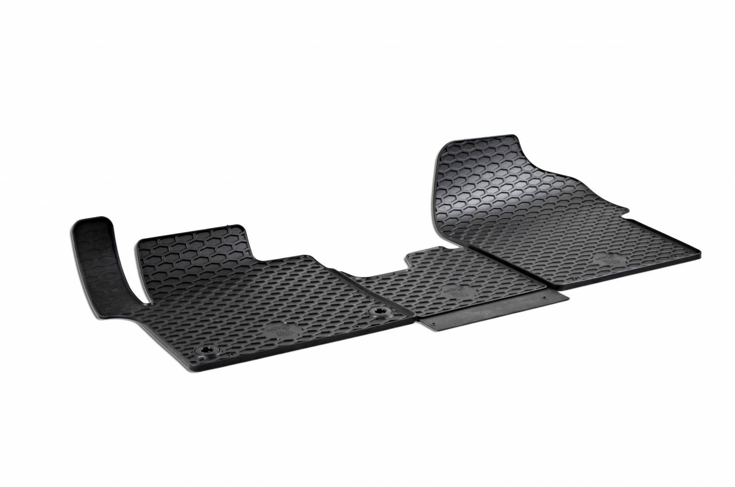  Kilimėliai OPEL VIVARO-e 2020- (oval clips) 3pcs. black/ 221093 Automobiliniai kilimėliai