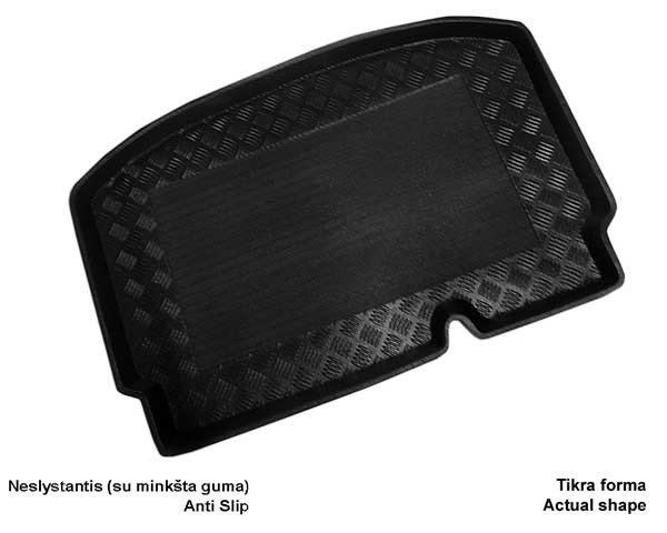  Bagažinės kilimėlis Chevrolet Aveo HB (lower mat) 2011- /15025 Automobiliniai kilimėliai