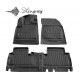 Kilimėliai 3D CITROEN Berlingo III 2018-, 4 vnt. (su porank.) black /5016074
