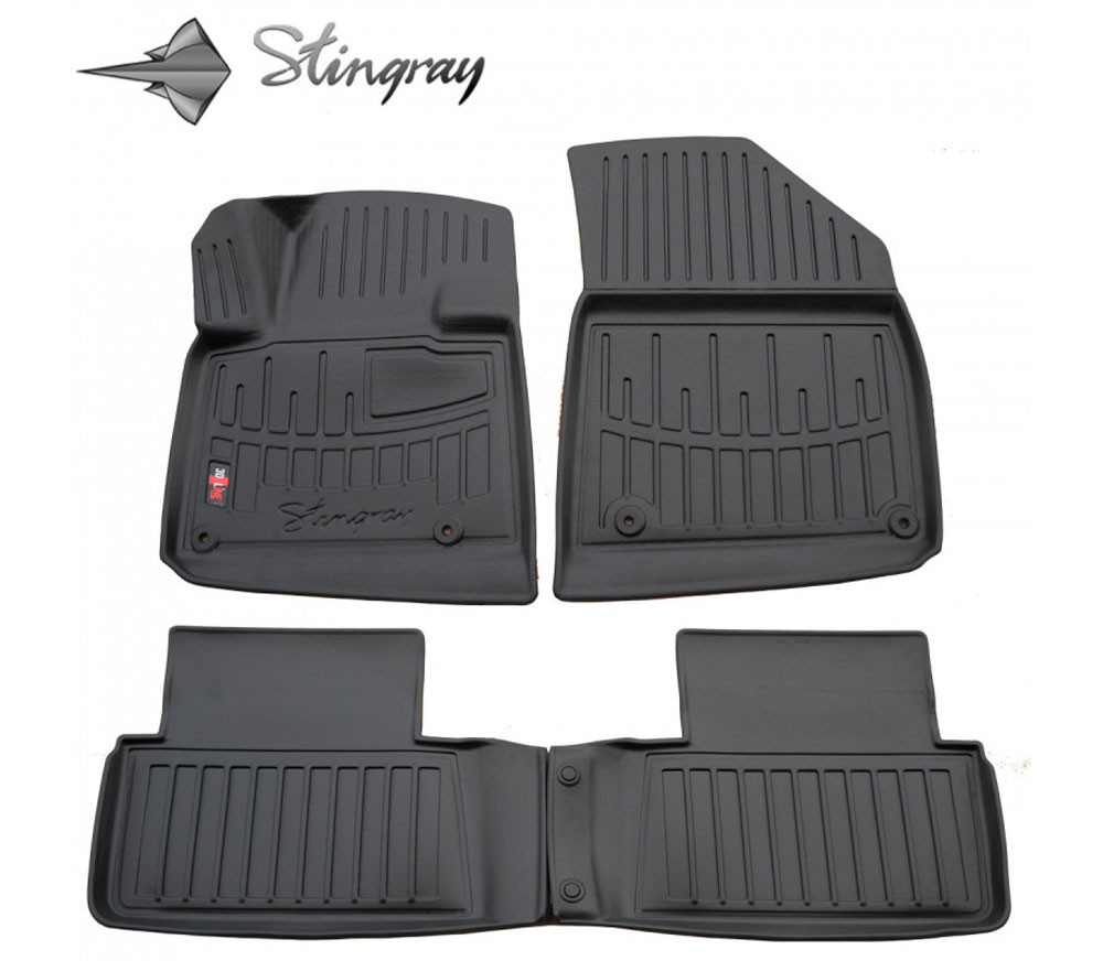  Kilimėliai 3D CITROEN C5 2008-2017, 4 vnt. black /5003024 Automobiliniai kilimėliai
