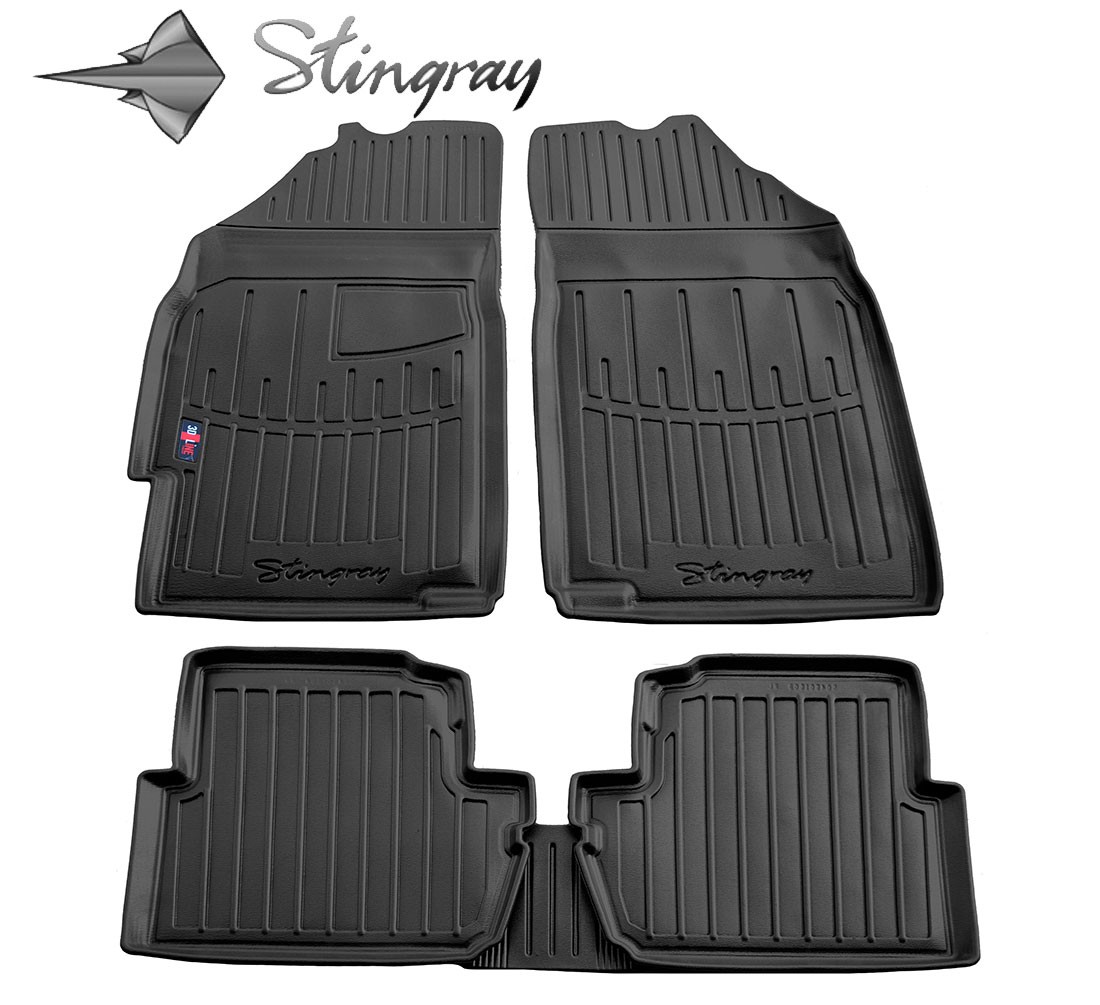  Kilimėliai 3D DAEWOO Matiz M300 2009-2015, 5 vnt. black /5045015 Automobiliniai kilimėliai
