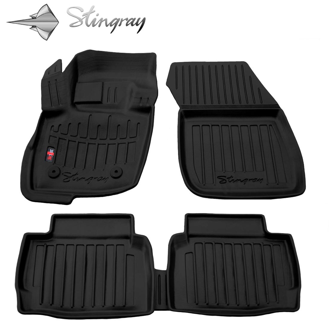  Kilimėliai 3D FORD Fusion USA 2012-2016, 5 vnt. black /5007055 Automobiliniai kilimėliai
