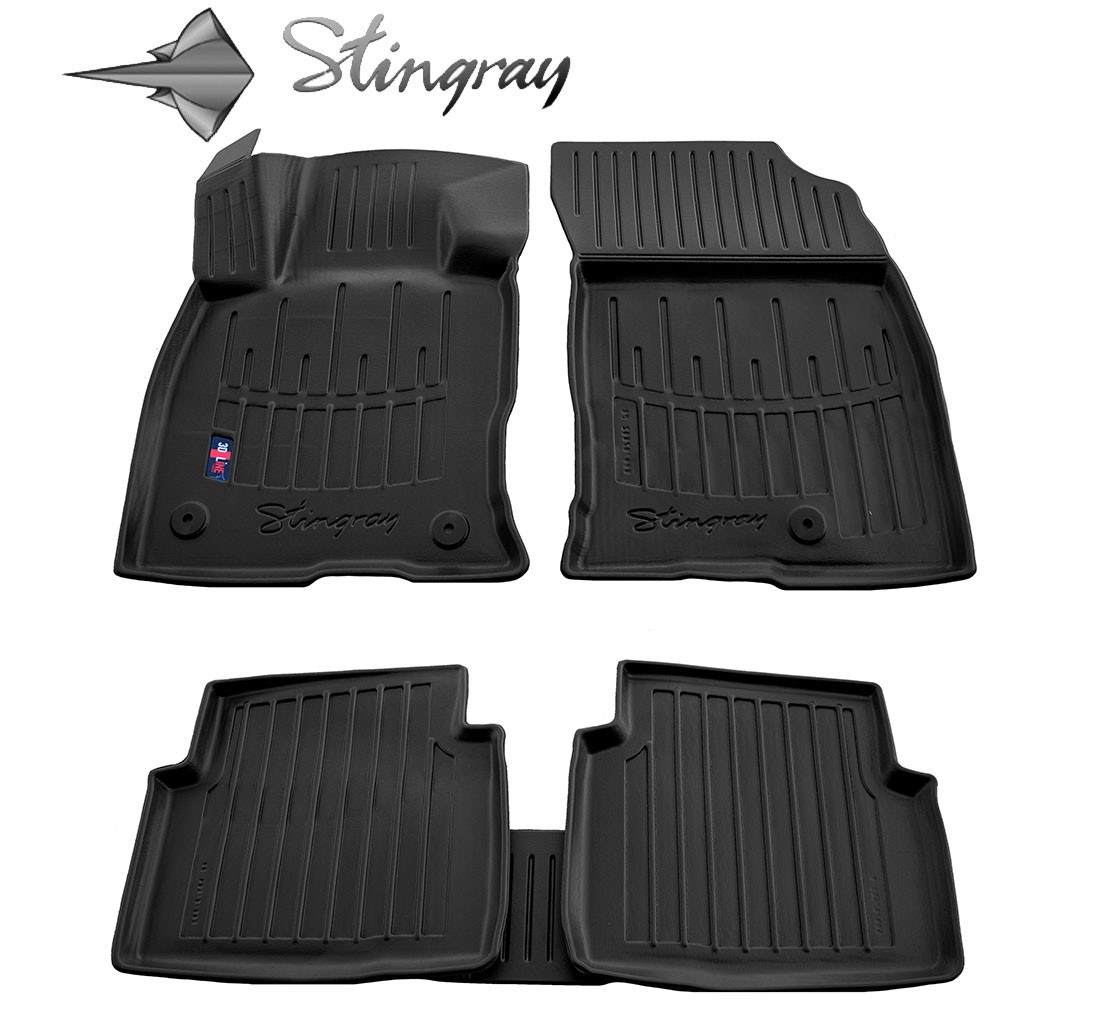  Kilimėliai 3D FORD Kuga III 2019-, 5 vnt. black /5007075 Automobiliniai kilimėliai