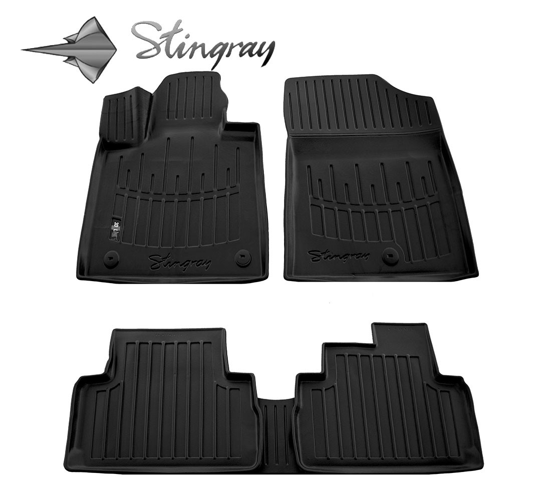  Kilimėliai 3D HYUNDAI Santa Fe IV TM 2020-, 5 vnt. black /5009145 Automobiliniai kilimėliai