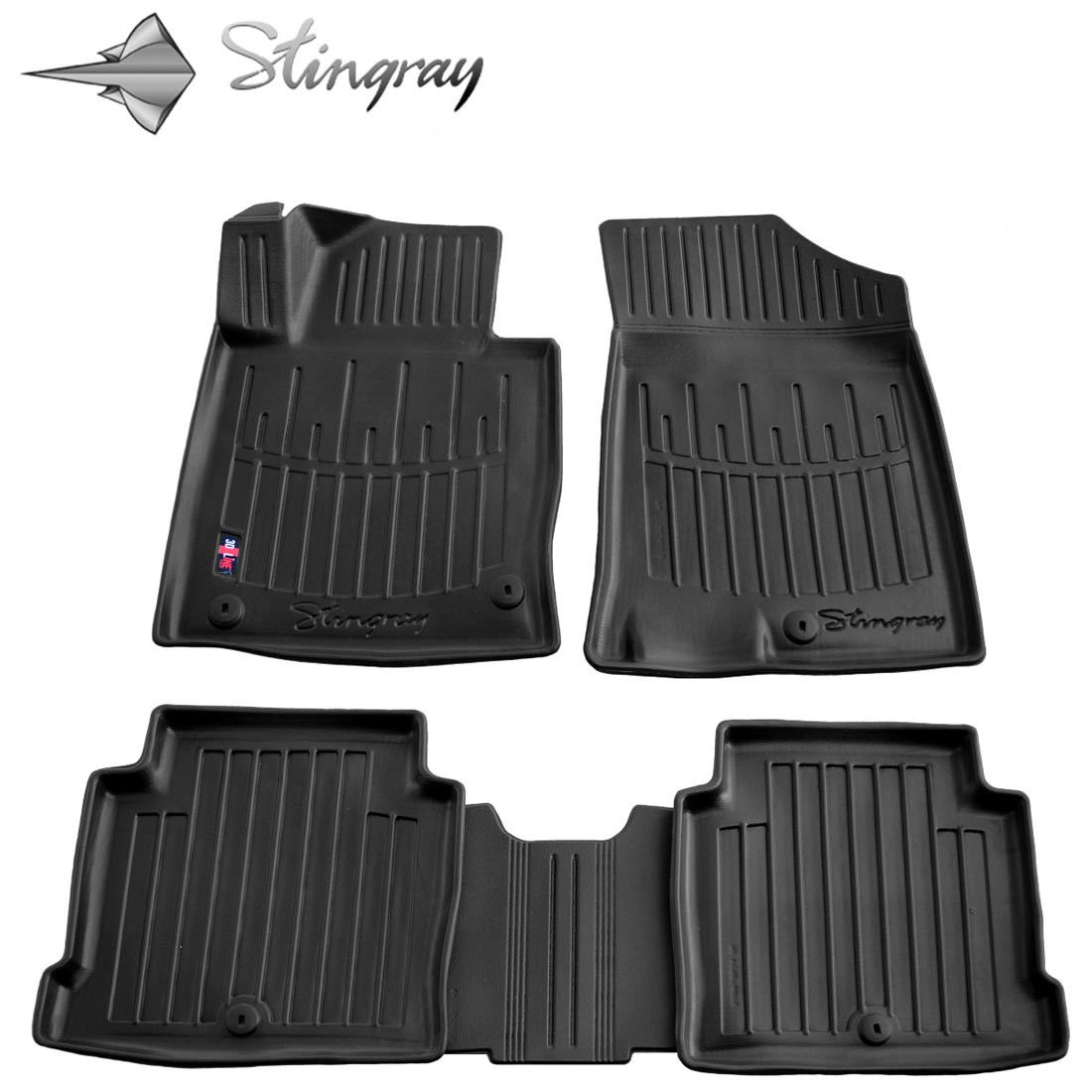  Kilimėliai 3D HYUNDAI Sonata LF 2014-2019, 5 vnt. black /5009085 Automobiliniai kilimėliai