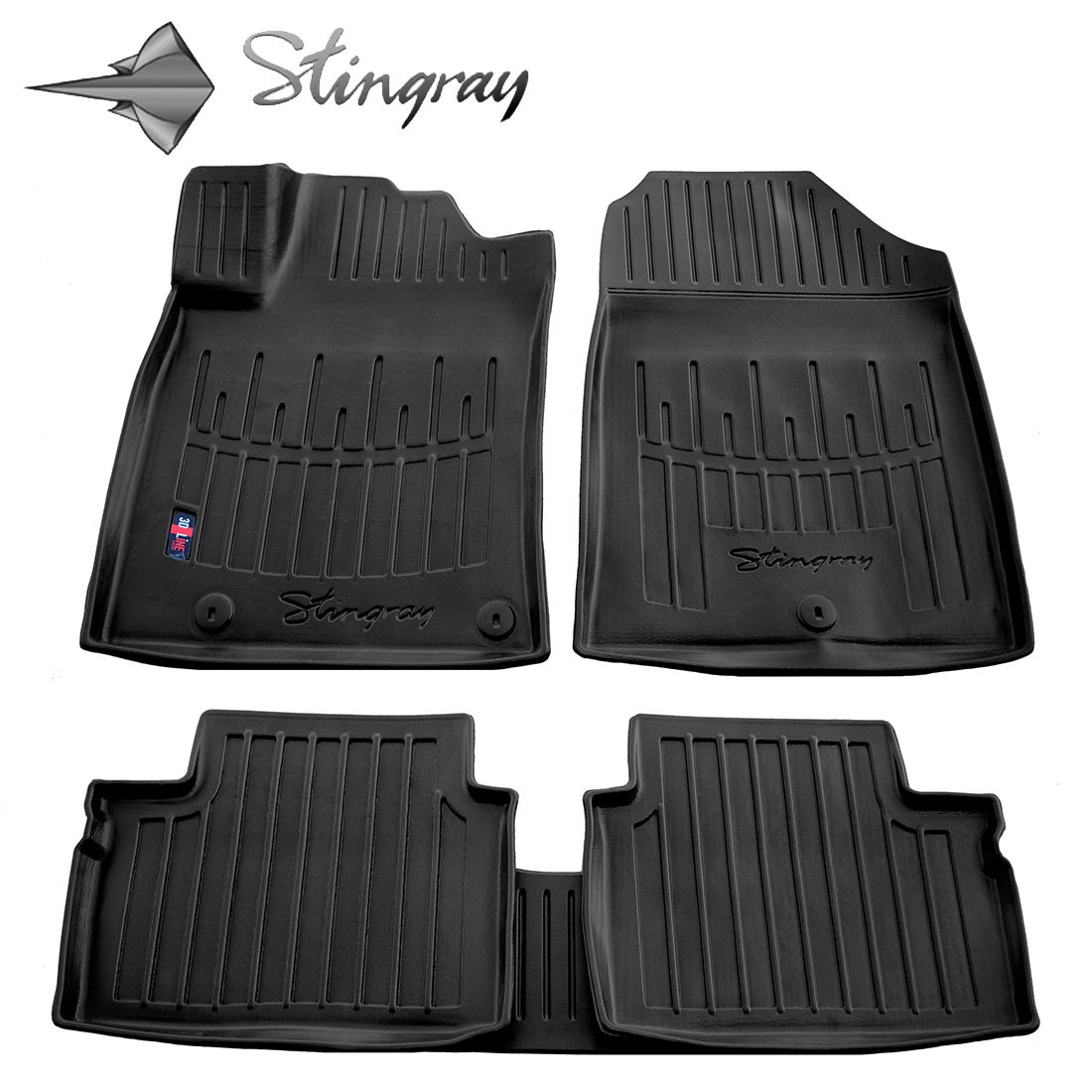  Kilimėliai 3D KIA Ceed III 2018-, 5 vnt. black /5009065 Automobiliniai kilimėliai