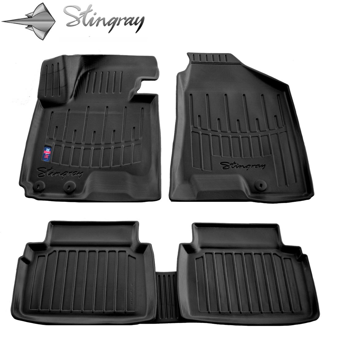  Kilimėliai 3D KIA Sportage SL 2010-2015, 5 vnt. black /5009025 Automobiliniai kilimėliai