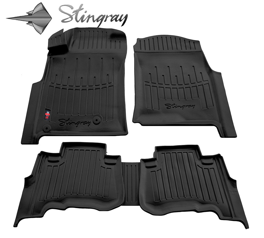  Kilimėliai 3D LEXUS GX I UZJ120 2002-2009, 5 vnt. black /5022095 Automobiliniai kilimėliai
