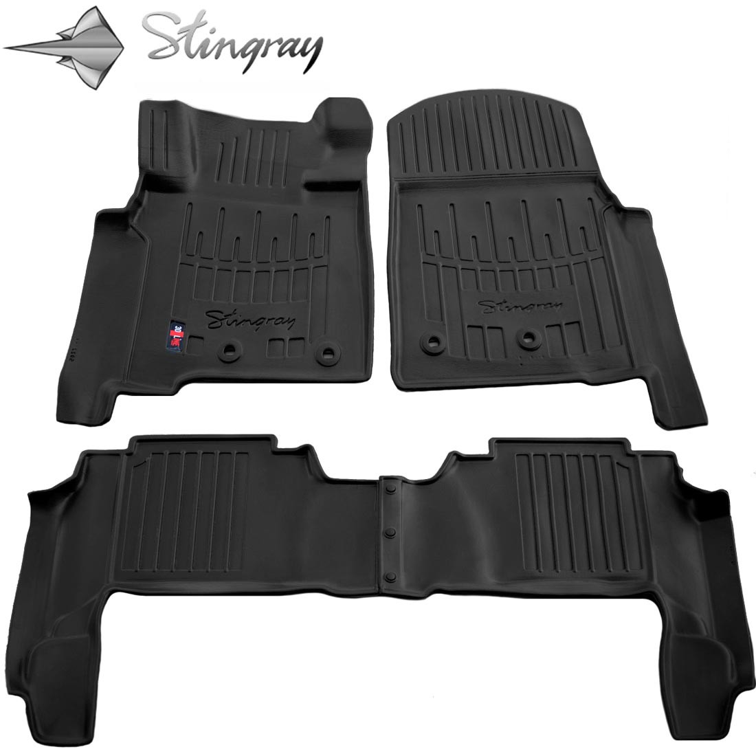  Kilimėliai 3D LEXUS LX URJ200 2008-2021, 4 vnt. black /5022044 Automobiliniai kilimėliai
