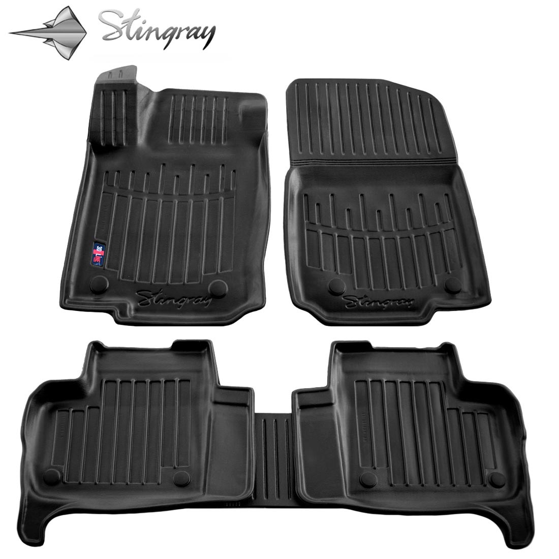 Kilimėliai 3D MERCEDES BENZ C292 GLE Coupe 2015-2019, 5 vnt. black /5012015 Automobiliniai kilimėliai