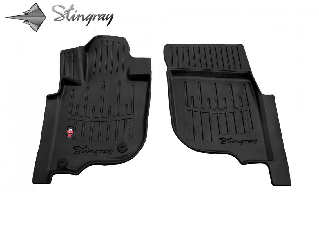 Kilimėliai 3D MITSUBISHI L200 2015-, 2 vnt. black /5013022 Automobiliniai kilimėliai