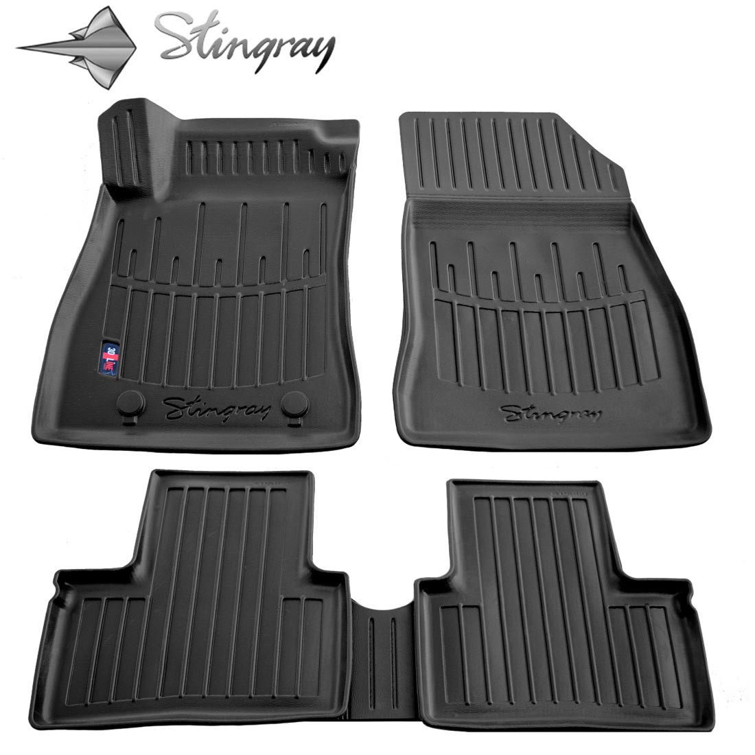  Kilimėliai 3D NISSAN Juke 2010-2019, 5 vnt. black /5014065 Automobiliniai kilimėliai