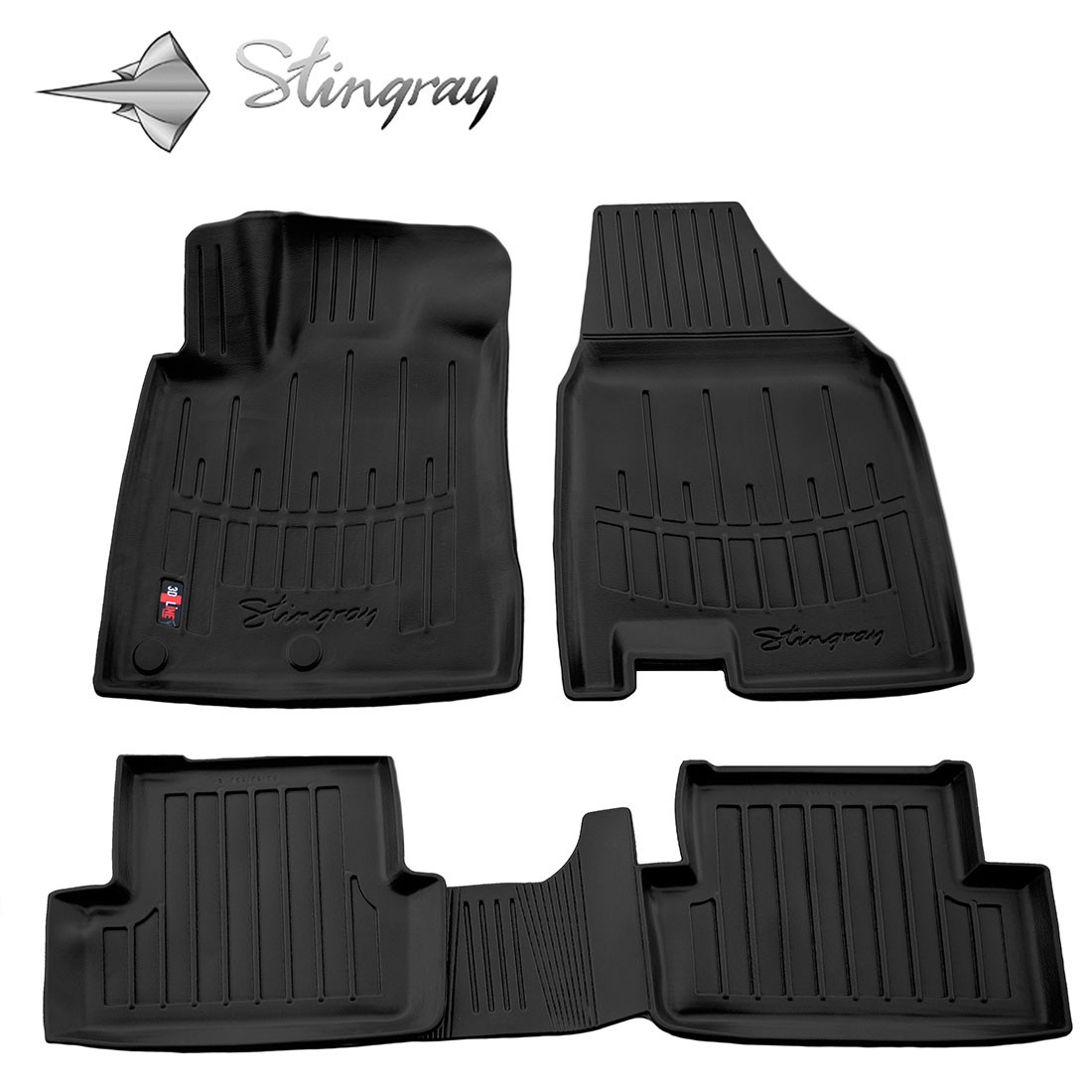  Kilimėliai 3D NISSAN Qashqai 2007-2014, 4 vnt. black /5014014 Automobiliniai kilimėliai