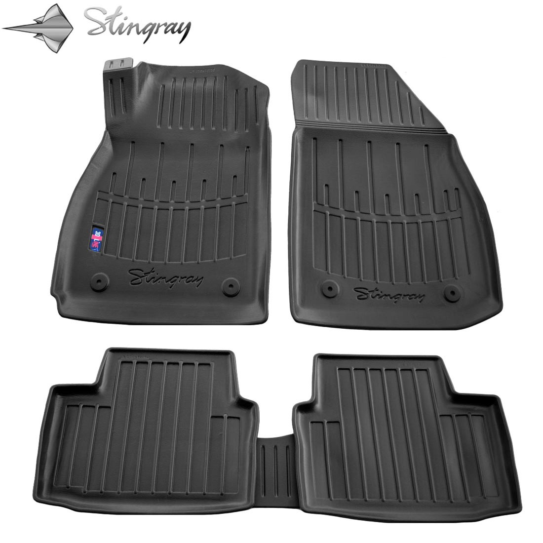  Kilimėliai 3D OPEL Insignia A 2008-2017, 5 vnt. black /5015065 Automobiliniai kilimėliai
