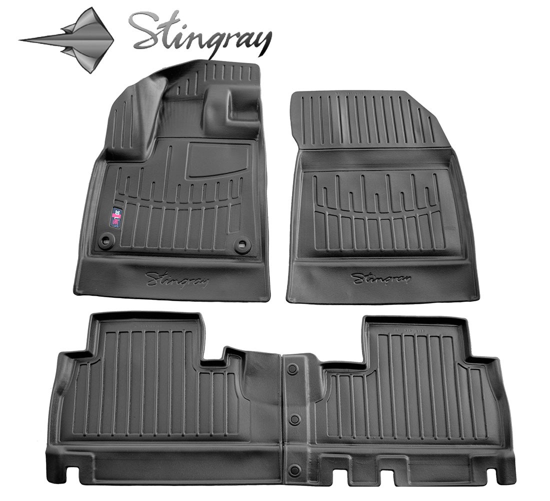  Kilimėliai 3D OPEL Combo E 2018-, 4 vnt. (without armrest) black /5016114 Automobiliniai kilimėliai