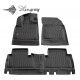 Kilimėliai 3D PEUGEOT Rifter 2018-, 4 vnt. (su porank.) black /5016074