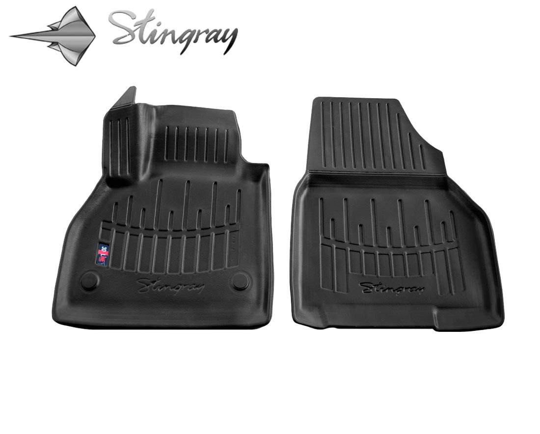  Kilimėliai 3D RENAULT Kangoo II 2008-2020, 2 vnt. black /5018112 Automobiliniai kilimėliai