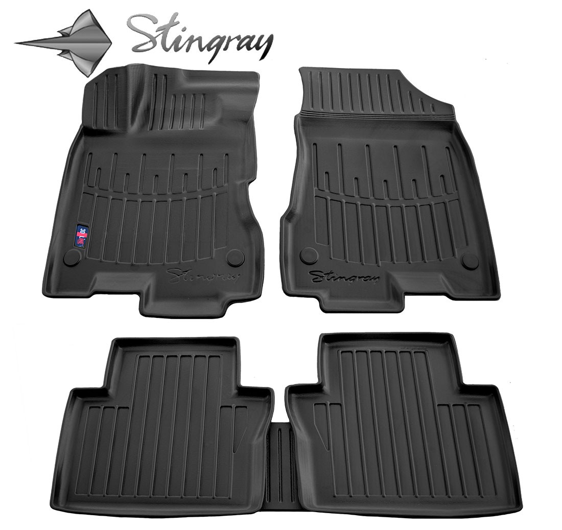  Kilimėliai 3D RENAULT Koleos I 2007-2016, 5 vnt. black /5018185 Automobiliniai kilimėliai