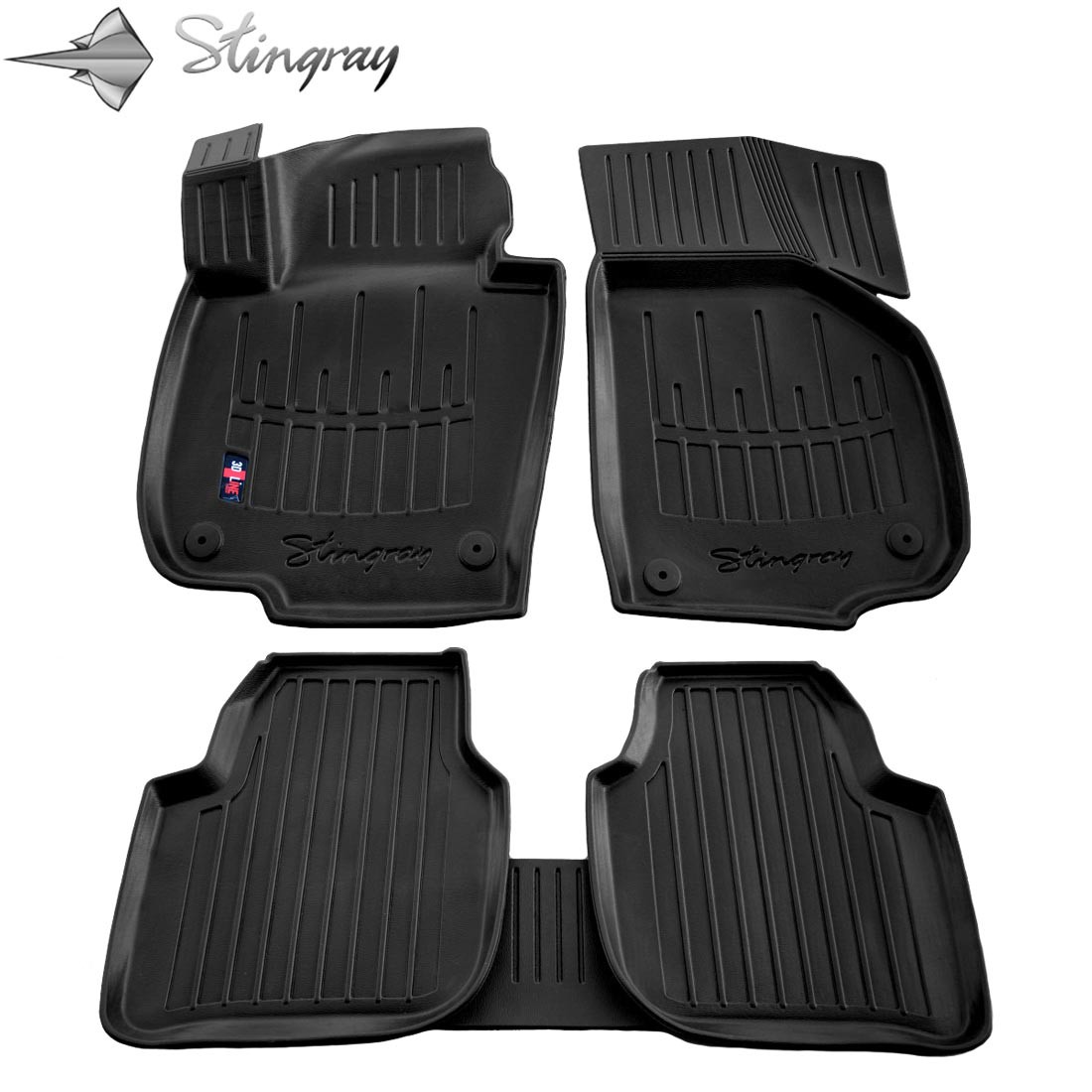  Kilimėliai 3D SKODA Superb 3T 2008-2015, 5 vnt. black /5020095 Automobiliniai kilimėliai