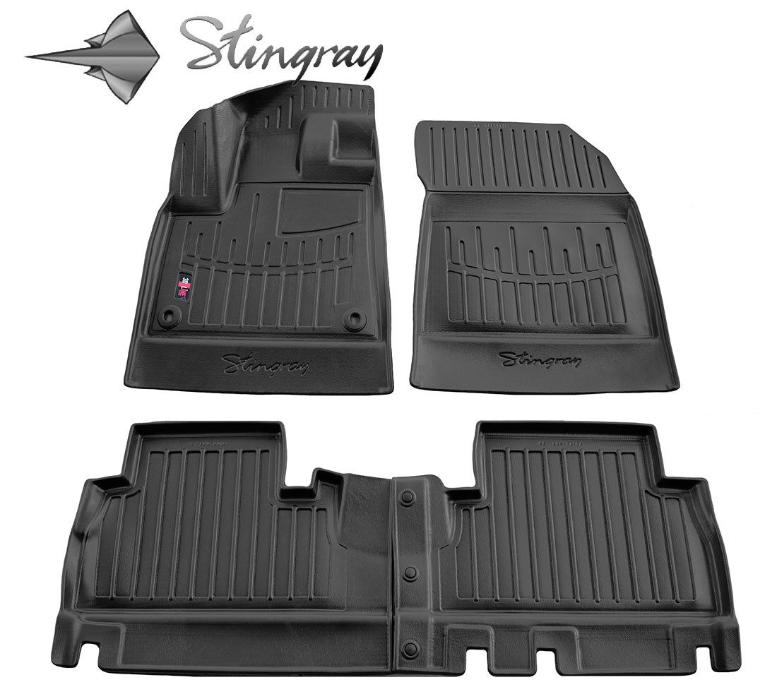  Kilimėliai 3D TOYOTA ProAce City 2019-, 4 vnt. (su porank.) black /5016074 Automobiliniai kilimėliai