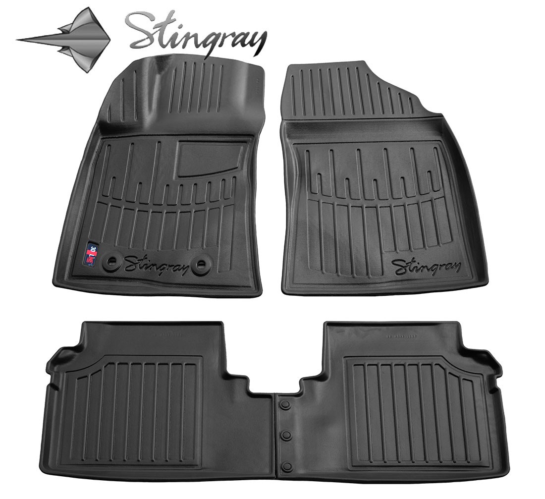  Kilimėliai 3D TOYOTA Avensis T27 2009-2018, 4 vnt. black /5022144 Automobiliniai kilimėliai