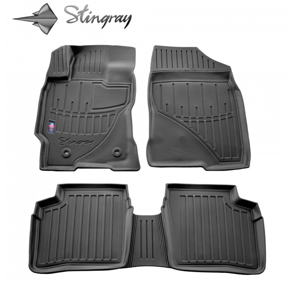  Kilimėliai 3D TOYOTA Prius 2003-2009, 5 vnt. black /5022235 Automobiliniai kilimėliai