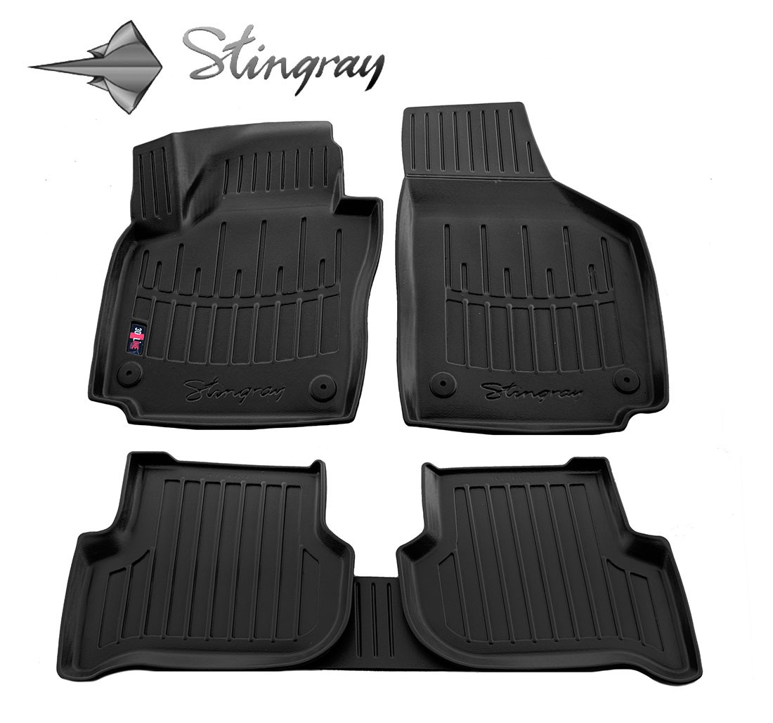  Kilimėliai 3D VOLKSWAGEN Golf Plus 2004-2014, 5 pc. black /5024185 Automobiliniai kilimėliai